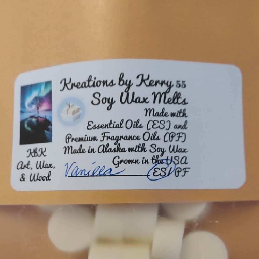 Vanilla Essential Oil Soy Wax Melts